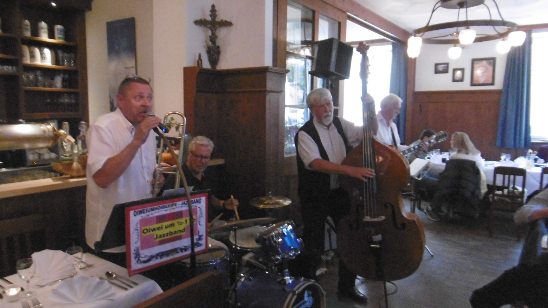 Die Swing Band in Aktion