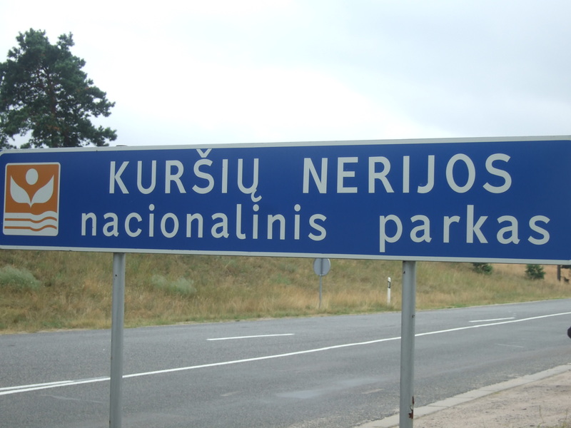 Schild: Nationalpark Kurische Nehrung