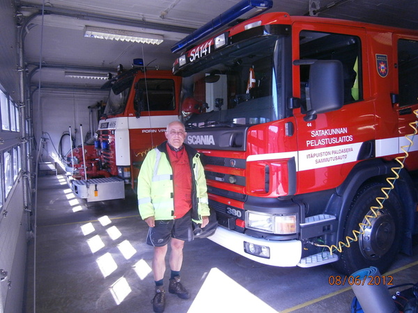 Besuch bei den Feuerwehr-Kollegen in Pori