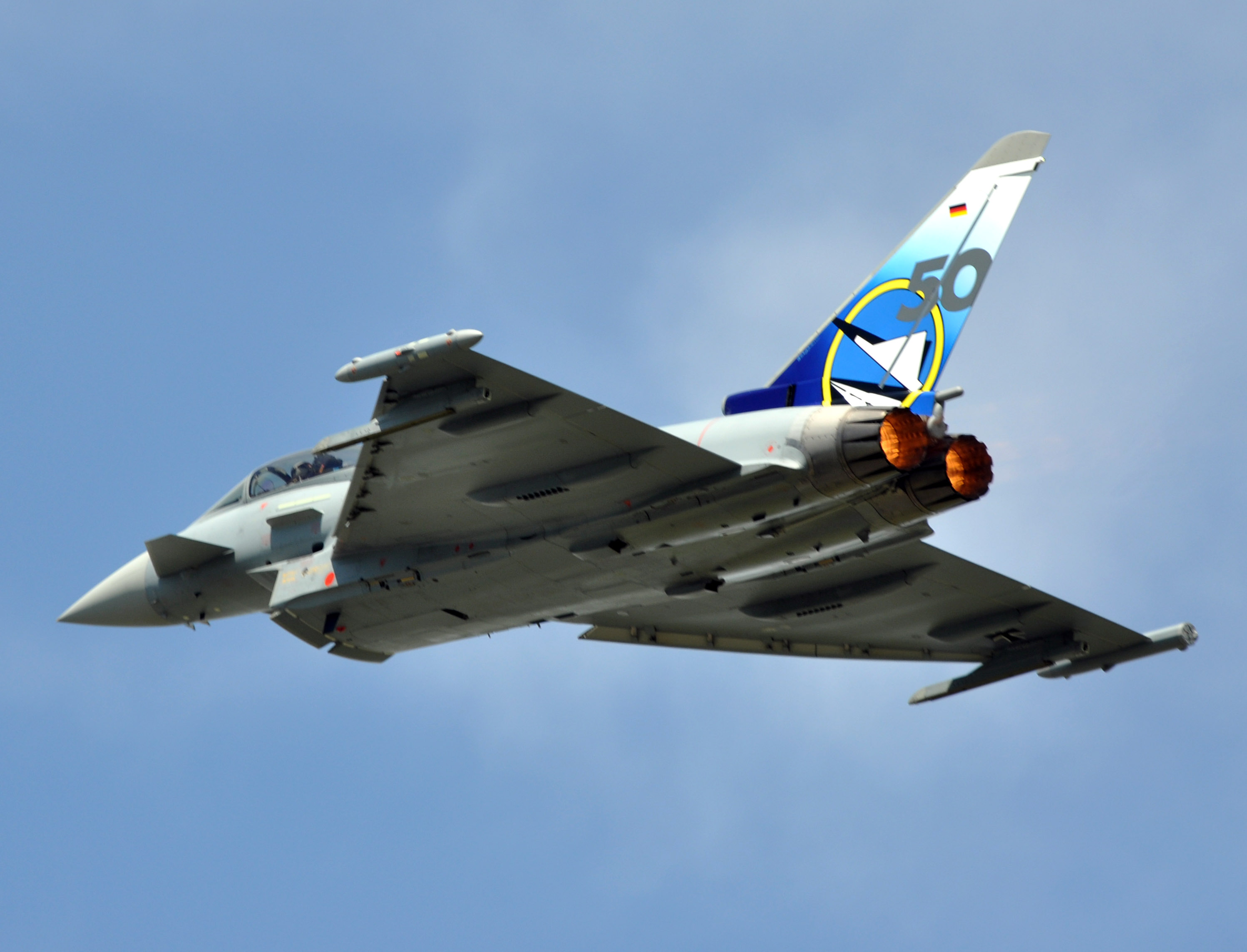 Ein Eurofighter des TaktLwG 74; Quelle: Hptm Mocka